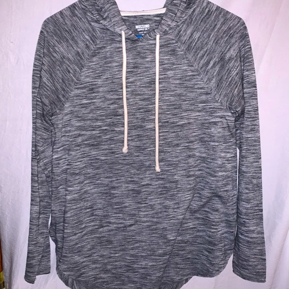 Mossimo grey side slit hoodie